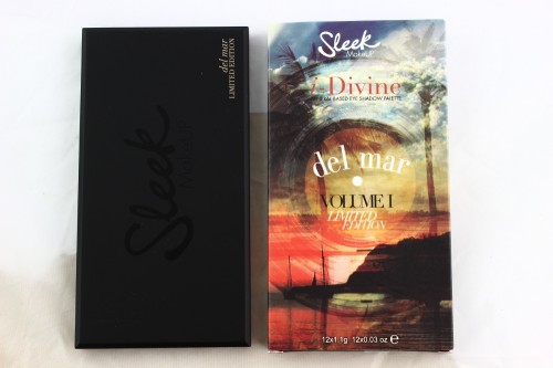 Schon die Verpackung der Sleek Del mar ist in sommerlichem Limited Edition Design <3